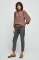 Jeansy damskie boyfriend kolor szary RW23.SJD405 szary RW23