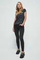 Jeansy damskie skinny kolor czarny czarny