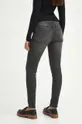 Jeansy damskie skinny kolor szary Materiał zasadniczy: 99 % Bawełna, 1 % Elastan, Inne materiały: 100 % Bawełna
