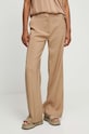 Nohavice dámske béžová farba RW23.SPD203 béžová RW23