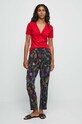 Spodnie damskie w fasonie loose kolor czarny RW23.SPD206 czarny RW23