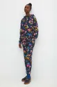Spodnie dresowe damskie z kolekcji Medicine x Veronika Blyzniuchenko kolor granatowy 95 % Bawełna, 5 % Elastan