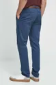 Spodnie męskie slim fit kolor niebieski Materiał zasadniczy: 98 % Bawełna, 2 % Elastan, Podszewka: 100 % Bawełna
