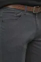 szary Spodnie męskie gładkie kolor szary