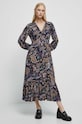 Sukienka damska wzorzysta kolor czarny RW23.SUD501 czarny RW23