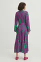 Sukienka damska midi wzorzysta kolor multicolor 100 % Wiskoza