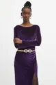 Šaty dámska fialová farba