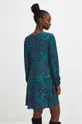 turkusowy Sukienka midi z kolekcji Medicine x Veronika Blyzniuchenko kolor turkusowy