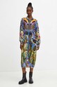 Odzież Sukienka damska midi z kolekcji Medicine x Veronika Blyzniuchenko kolor multicolor RW23.SUDB52 multicolor