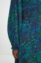 Sukienka damska midi z kolekcji Medicine x Veronika Blyzniuchenko kolor turkusowy