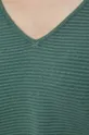 Sweter damski z fakturą kolor zielony