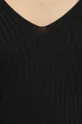 Sweter damski prążkowany kolor czarny Damski