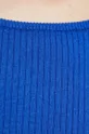 Sweter damski prążkowany kolor niebieski Damski
