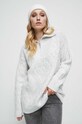 Sweter damski z fakturą kolor szary RW23.SWD608 szary RW23