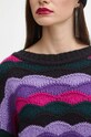 Sweter damski wzorzysty kolor czarny RW23.SWD801 czarny