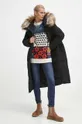 multicolor Sweter damski wzorzysty kolor multicolor