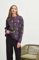 Sweter damski wzorzysty kolor multicolor RW23.SWD972 multicolor RW23