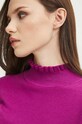 Sweter damski gładki kolor różowy RW23.SWD980 różowy