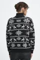 Sweter damski z motywem świątecznym kolor czarny 52 % Wiskoza, 28 % Poliester, 20 % Poliamid