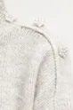 Sweter damski z domieszką wełny owczej i wełny z alpaki kolor beżowy