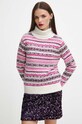 Sweter damski wzorzysty kolor multicolor multicolor RW23.SWDA09