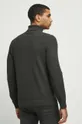 Sweter bawełniany męski z fakturą kolor szary 100 % Bawełna 