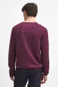Sweter bawełniany męski melanżowy kolor fioletowy 100 % Bawełna 