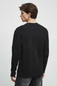 Bavlnený sveter pánsky čierna farba 100 % Bavlna