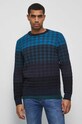 Sweter bawełniany męski z fakturą kolor multicolor RW23.SWM706 multicolor RW23