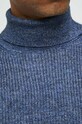 Medicine sweter z domieszką wełny RW23.SWM709 granatowy