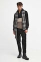 Sweter bawełniany męski z golfem kolor czarny RW23.SWM810 czarny RW23