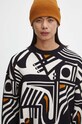 Sweter męski wzorzysty kolor multicolor multicolor RW23.SWMC10