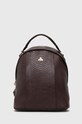 Ruksak dámsky z ekologikej kože hnedá farba imitácia kože hnedá RW23.TOD914