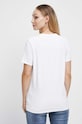 Odzież T-shirt bawełniany damski gładki kolor biały RW23.TSD060 biały