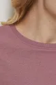 Bavlnené hladké tričko dámske ružová farba Dámsky