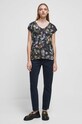 T-shirt bawełniany damski wzorzysty kolor RW23.TSD062 multicolor RW23