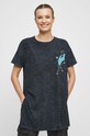 T-shirt bawełniany damski z nadrukiem kolor szary RW23.TSD116 szary RW23