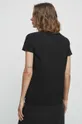 T-shirt bawełniany damski z nadrukiem z kolekcji na Dzień Psa kolor czarny 95 % Bawełna, 5 % Elastan