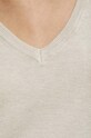 T-shirt damski gładki kolor beżowy beżowy RW23.TSD301
