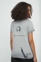 T-shirt bawełniany damski - Kolekcja jubileuszowa. 2023 Rok Wisławy Szymborskiej x Medicine, kolor szary 100 % Bawełna