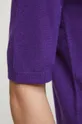 T-shirt damski gładki kolor fioletowy Damski
