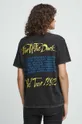 T-shirt bawełniany damski Iron Maiden kolor szary 100 % Bawełna