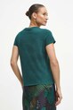 Odzież T-shirt bawełniany damski z nadrukiem kolor turkusowy RW23.TSD802 turkusowy