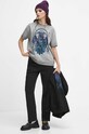 Odzież T-shirt bawełniany damski z kolekcji Bestiariusz kolor szary RW23.TSD850 szary