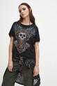 Odzież T-shirt bawełniany damski z kolekcji Bestiariusz kolor czarny RW23.TSD853 czarny