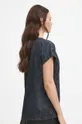 szary T-shirt bawełniany damski z kolekcji Bestiariusz kolor szary