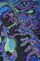 T-shirt bawełniany damski Iron Maiden kolor fioletowy RW23.TSD953 fioletowy
