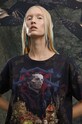 Bavlněné tričko dámské z kolekce The Witcher x Medicine černá barva černá RW23.TSD956