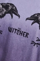 T-shirt bawełniany damski z kolekcji The Witcher x Medicine kolor fioletowy Damski