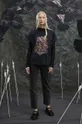 T-shirt bawełniany damski z kolekcji The Witcher x Medicine kolor szary 100 % Bawełna 